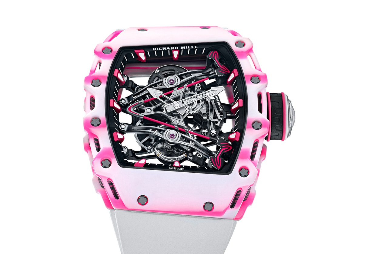 Richard Mille Creates Shock Resistant Tourbillon In Lucky Shade Of Bubba Watson Pink