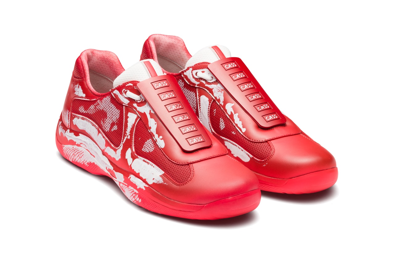 Cass x Prada America's Cup Cassius Hirst Collaboration Artist Damien Hirst Son Release Information Interview Exclusive ATT4CK, D3CAY, SUST4IN, REL3ASE