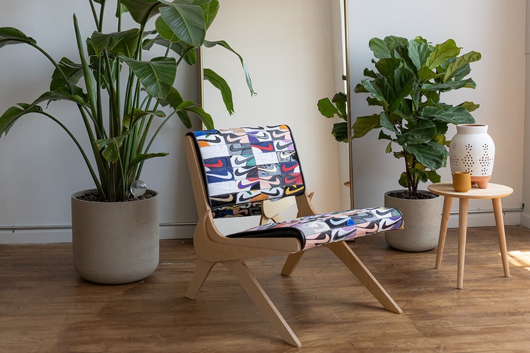 Ceeze Transforms Scraps of Nike Sneakers into Limited-Edition "Victory Chair"