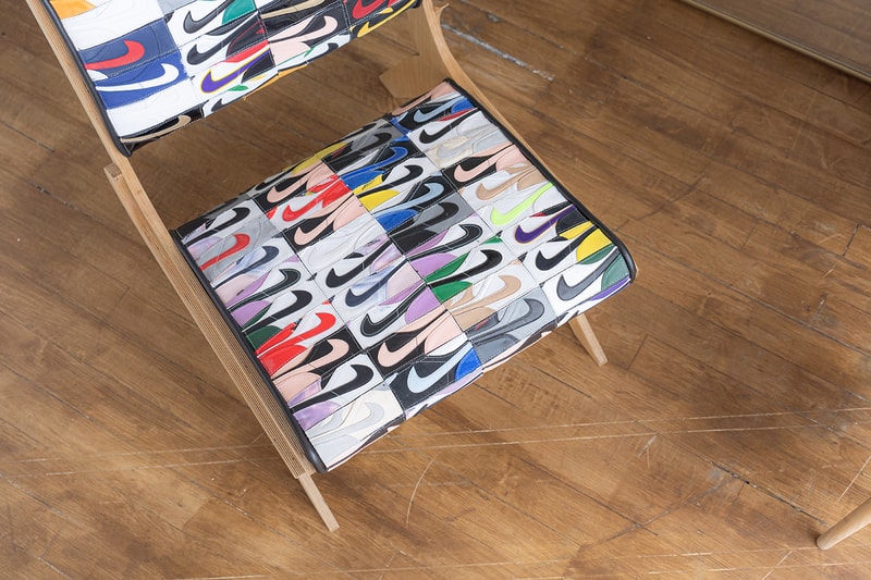 Ceeze Uses Old Nike Sneakers to Create "Victory Chair"