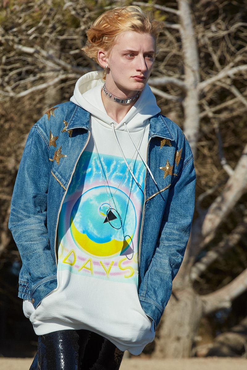 CELINE HOMME Summer 2022 Hedi Slimane Artist Collaborations Marcelo Lavin Amy Dorian Paisley Verse Sophy Hollington Tyler Childress Emerson Snowe