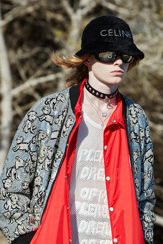 CELINE HOMME Summer 2022 Hedi Slimane Artist Collaborations Marcelo Lavin Amy Dorian Paisley Verse Sophy Hollington Tyler Childress Emerson Snowe