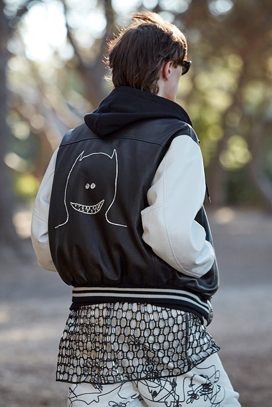 CELINE HOMME Summer 2022 Hedi Slimane Artist Collaborations Marcelo Lavin Amy Dorian Paisley Verse Sophy Hollington Tyler Childress Emerson Snowe