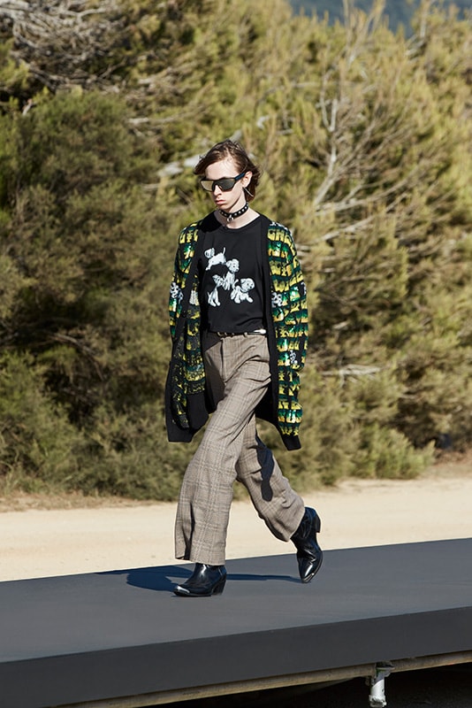 CELINE HOMME Summer 2022 Hedi Slimane Artist Collaborations Marcelo Lavin Amy Dorian Paisley Verse Sophy Hollington Tyler Childress Emerson Snowe