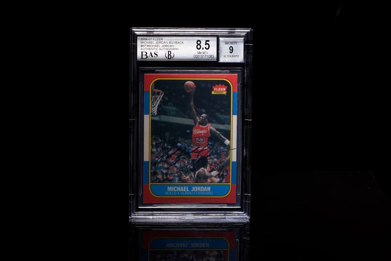 Christie's Michael Jordan Six Rings Legacy of the GOAT Signed 1986 Fleer rookie card auction Jordan Brand 