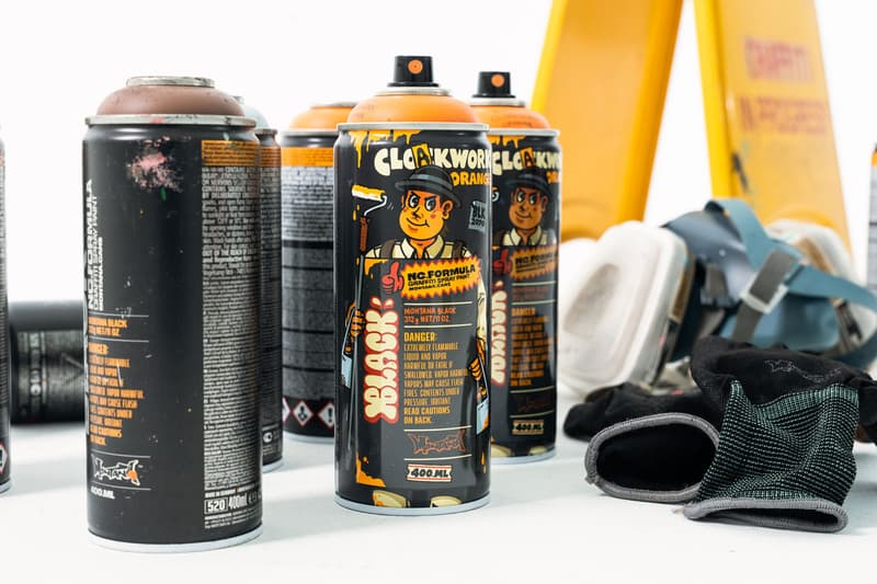 Cloakwork Montana Cans Cloakwork Orange Montana Cans Black Artist Series graffiti spray can spray art