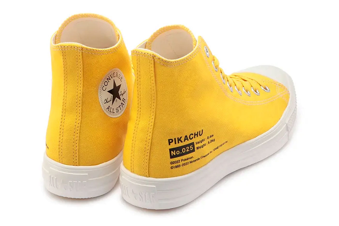 Converse Releases All Star Collaboration With Pokémon pikachu mewtwo charizard pikachu eevee