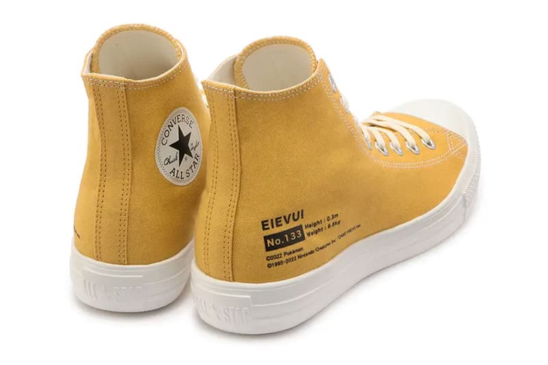 Converse Releases All Star Collaboration With Pokémon pikachu mewtwo charizard pikachu eevee