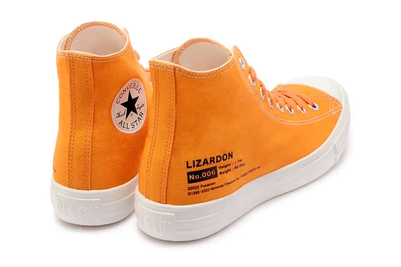 Converse Releases All Star Collaboration With Pokémon pikachu mewtwo charizard pikachu eevee