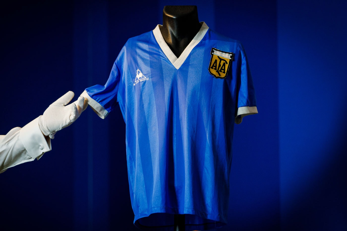 Diego Maradona's Hand of God Jersey Sells for $9.28 Million USD Goal of the century news guiness world record break most expensive news 