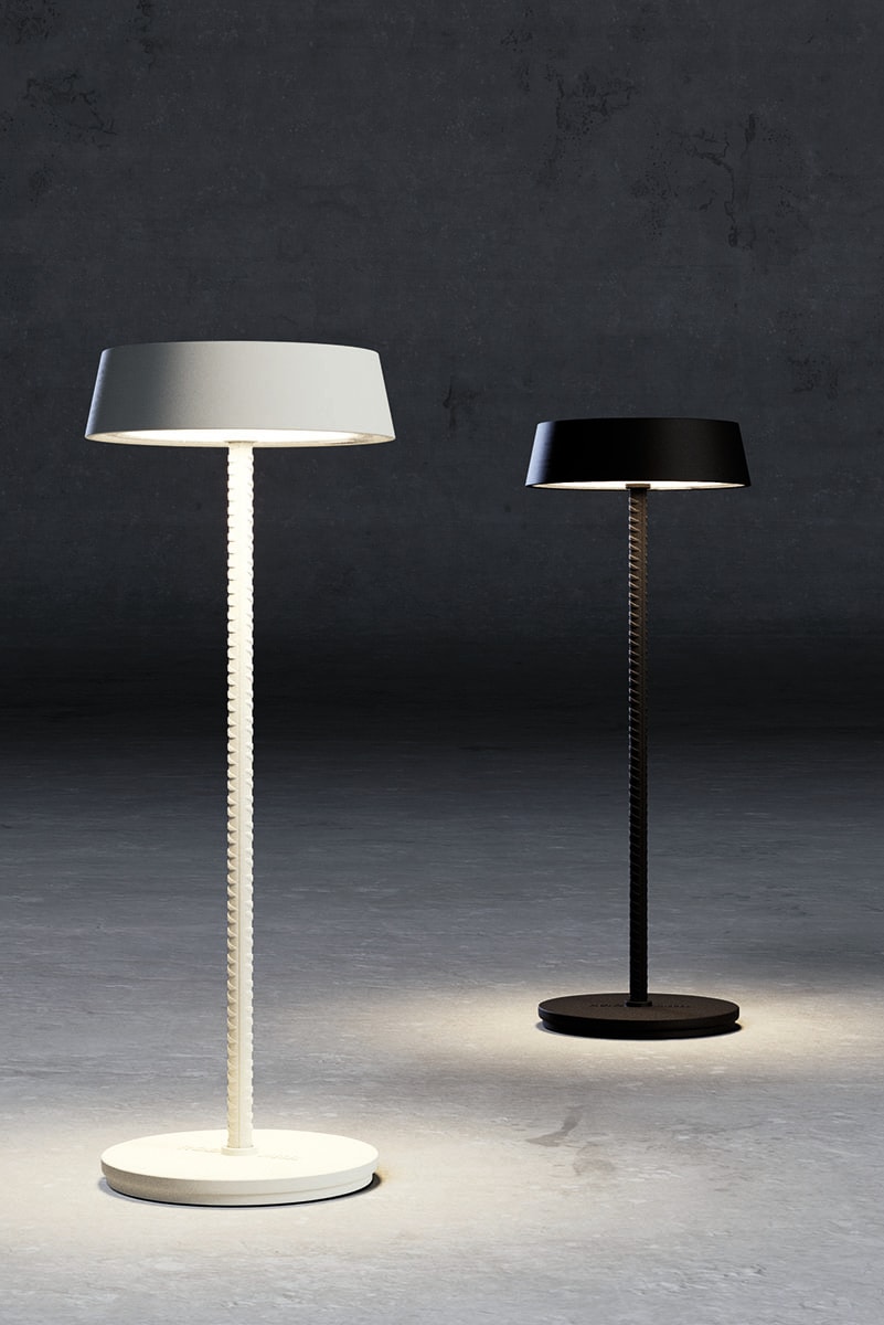 Diesel Living Collaborates with Lodes on "Rod" Cordless Lamp