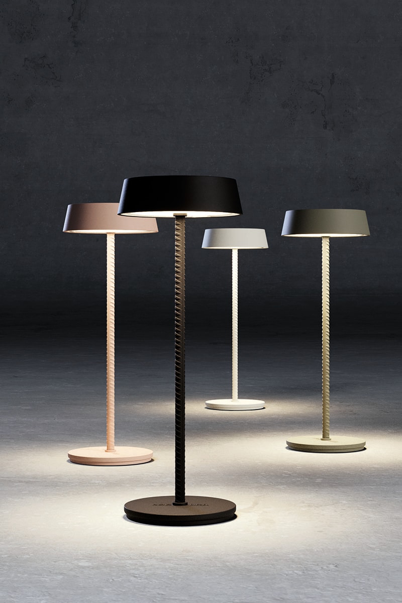 Diesel Living Collaborates with Lodes on "Rod" Cordless Lamp
