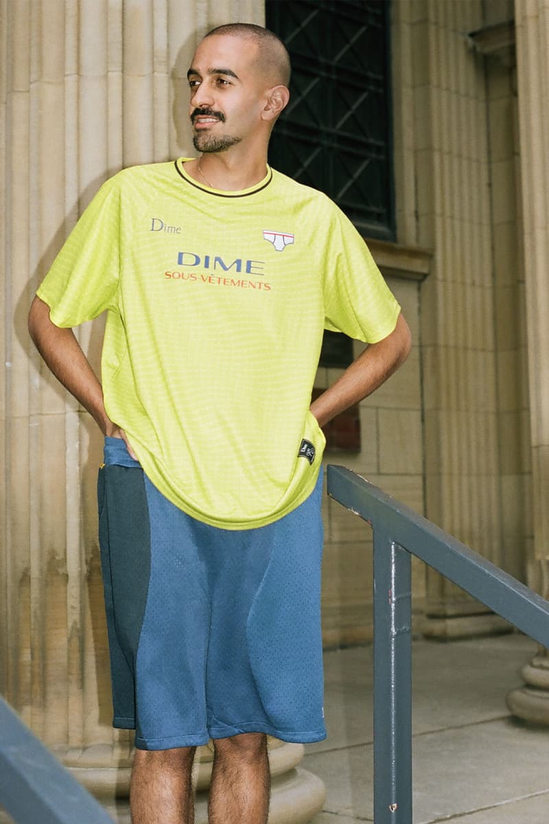 Dime's Upcoming Summer '22 Collection Has an Athletic Focus Dime Summer 2022 Collection Lookbook Release info baseball soccer football jerseys