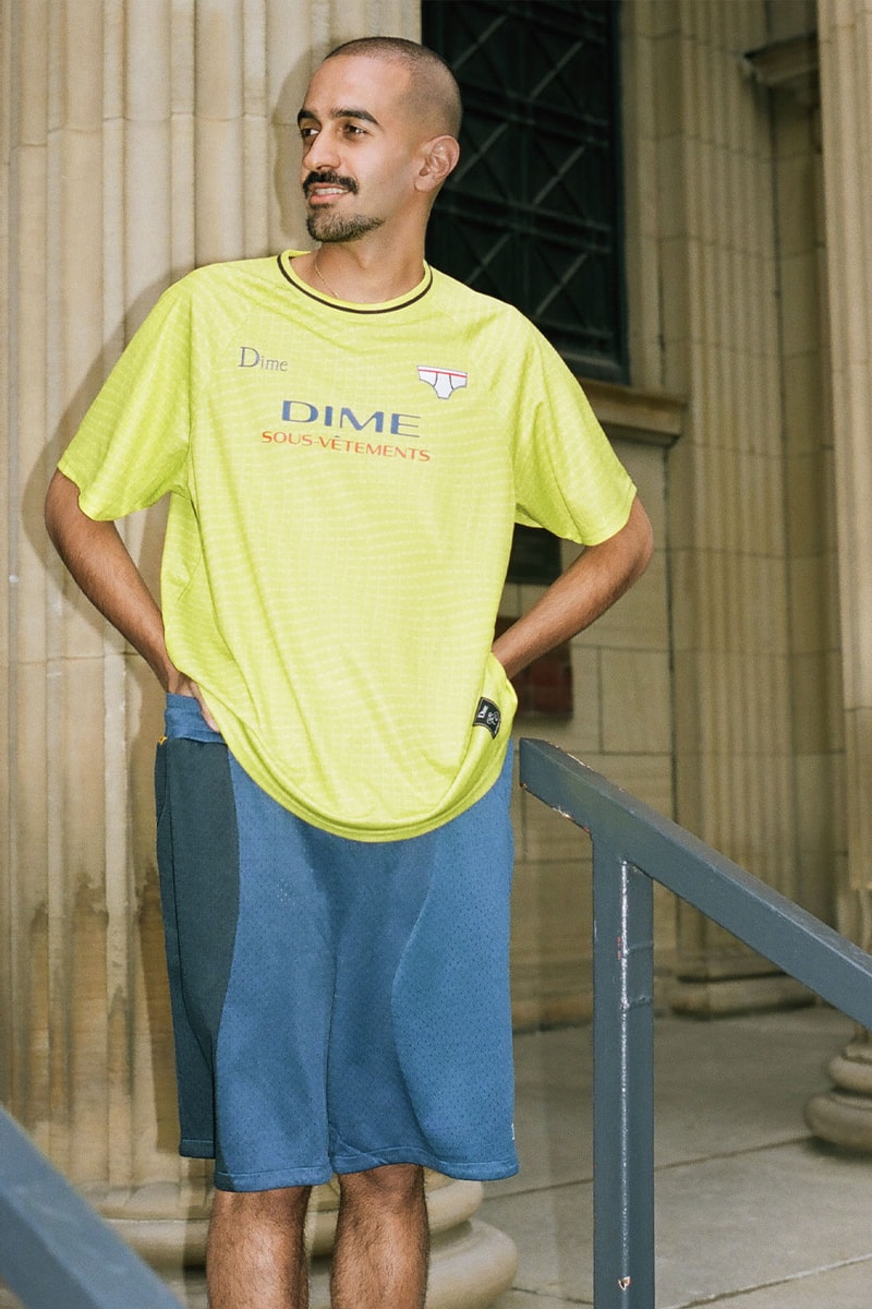 Dime's Upcoming Summer '22 Collection Has an Athletic Focus Dime Summer 2022 Collection Lookbook Release info baseball soccer football jerseys