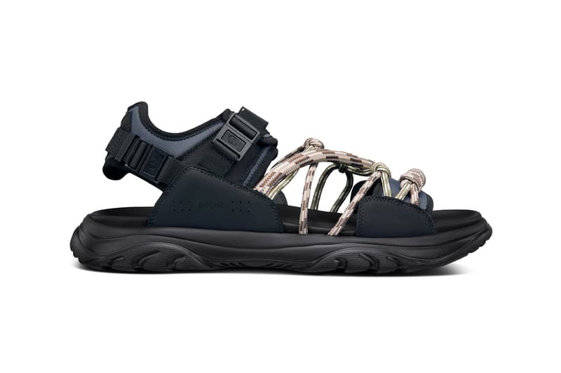 Dior Fall 2022 H-Town Sandal Black Tan Natural Hiking Footwear Designer Kim Jones Runway Release Information Thibo Denis