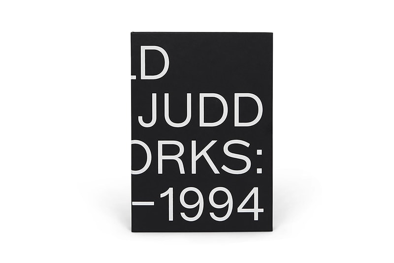 A New Book Explores Donald Judd’s Artwork From 1970-1994