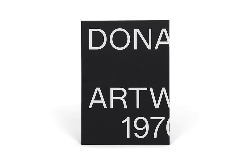 'Donald Judd: Artworks 1970-1994' David Zwirner Books