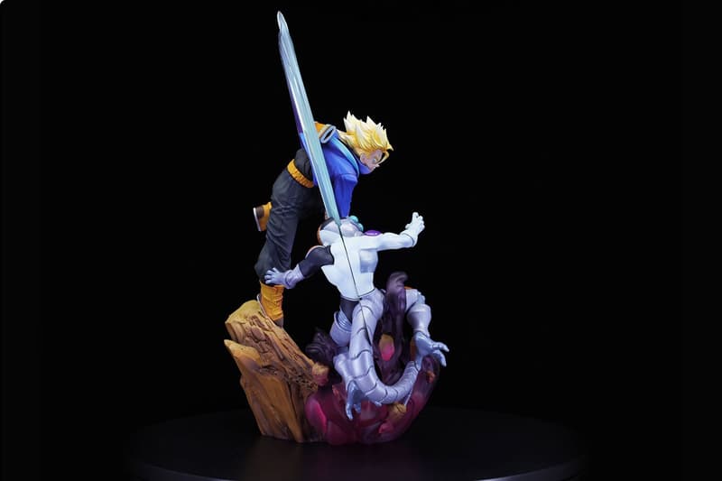 Dragon Ball Z Super Saiyan Trunks Mecha Frieza Sword Slice bandai Figure release 