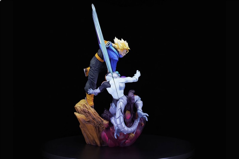 Dragon Ball Z Super Saiyan Trunks Mecha Frieza Sword Slice bandai Figure release 