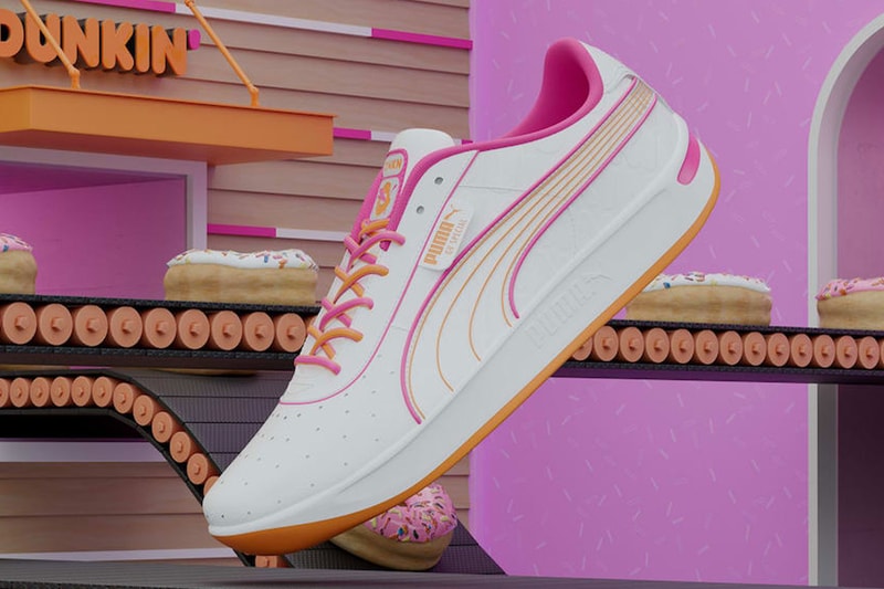 Puma Dunkin Donuts ice coffee day nyc gv special triple basketball sneaker flagship 80 90 usd release info date price 