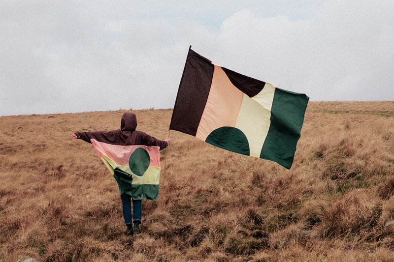 Folk x Damien Poulain "Everything Is Temporary" collaboration flags release information editorial Jamaica London Lake District