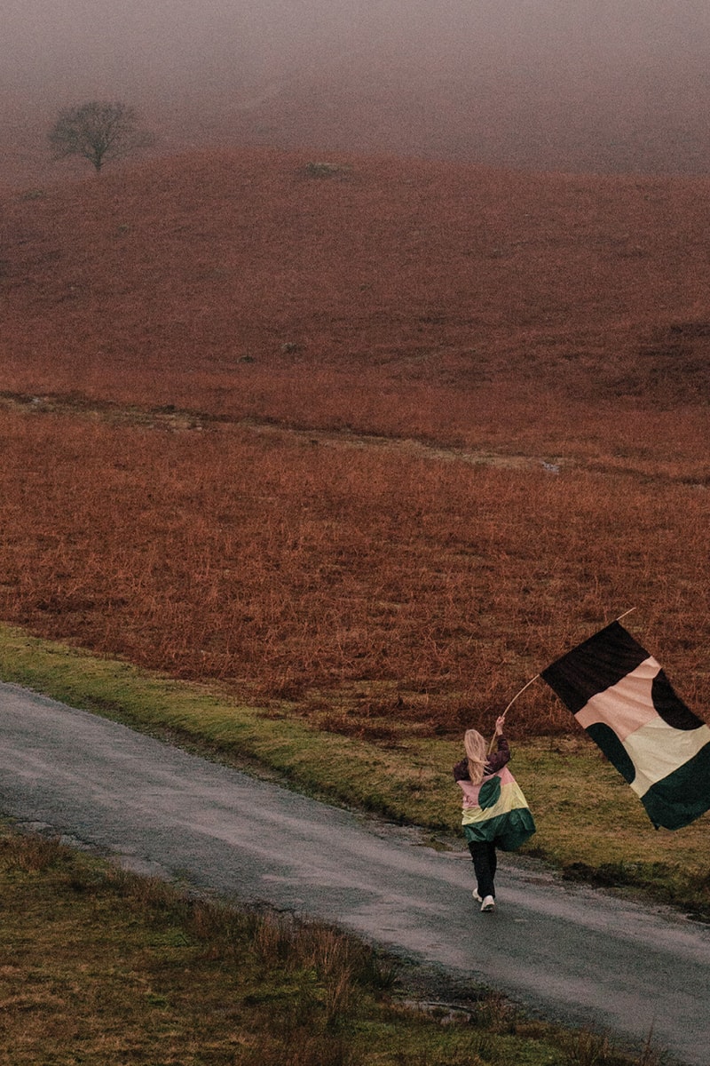 Folk x Damien Poulain "Everything Is Temporary" collaboration flags release information editorial Jamaica London Lake District