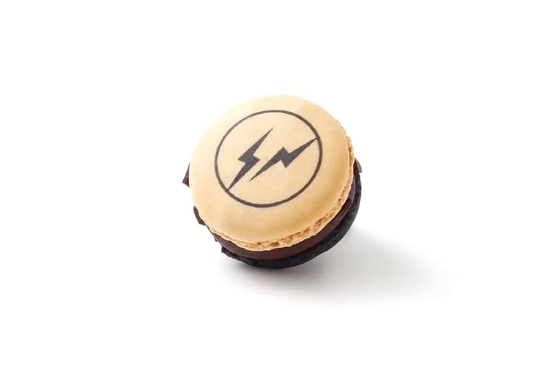 fragment design to Release Thunderbolt-Branded Macarons In collaboration with NF and PIERRE HERMÉ PARIS Aoyama edible pastry patisserie black release info date price