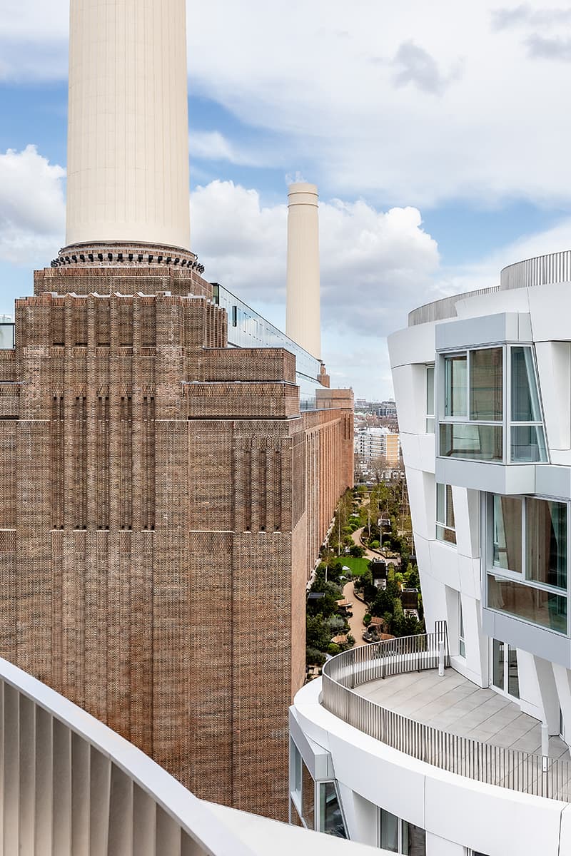 Frank Gehry’s First UK Residential Building Opens its Doors Prospect Place Battersea Power Station