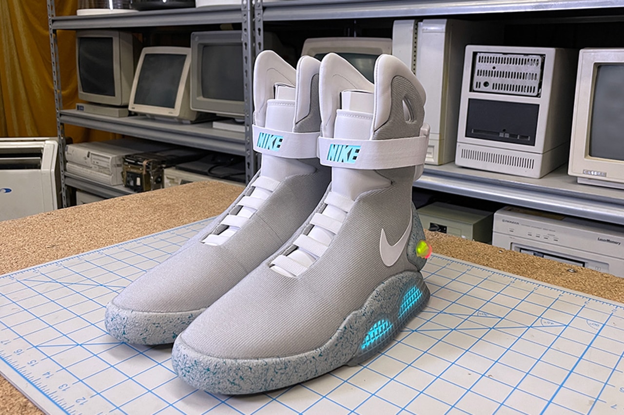 george robertson nike air mag sole mates interview think different back to the future 