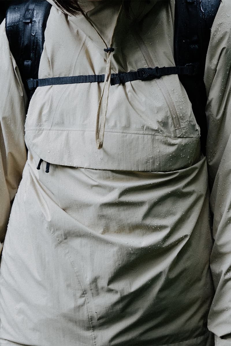 goldwin spring summer 2022 all weather seasons shell capsule goretex pertex shield air release details