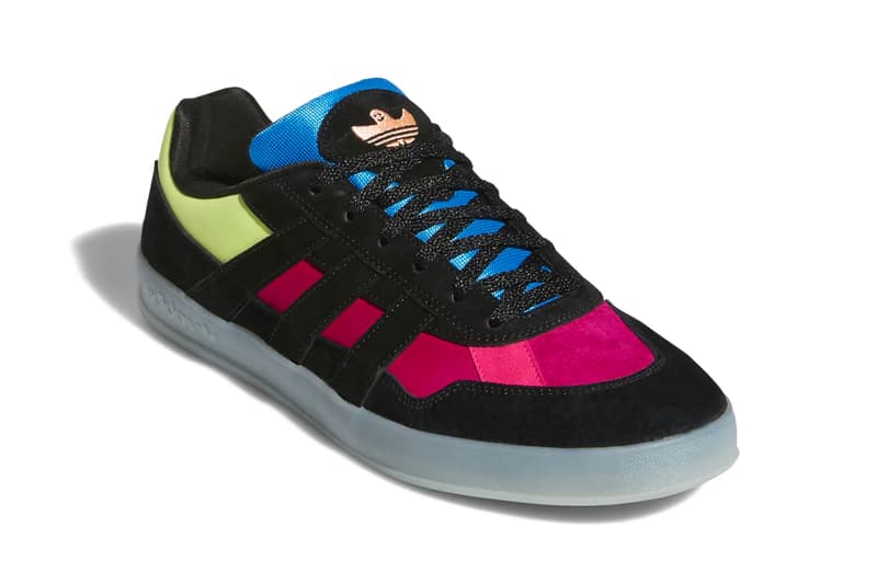 Mark Gonz Gonzales adidas Originals Aloha Super Collaboration Shock Pink / Core Black / Frozen Yellow GZ2769 Release Information Shmoo