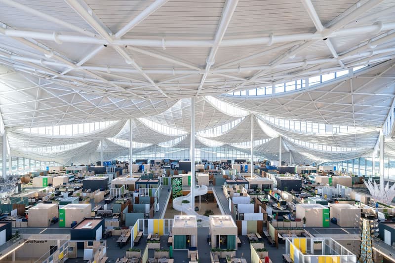 google bay view headquarters designed itself dragonscale roof solar panels seven megawatts news info