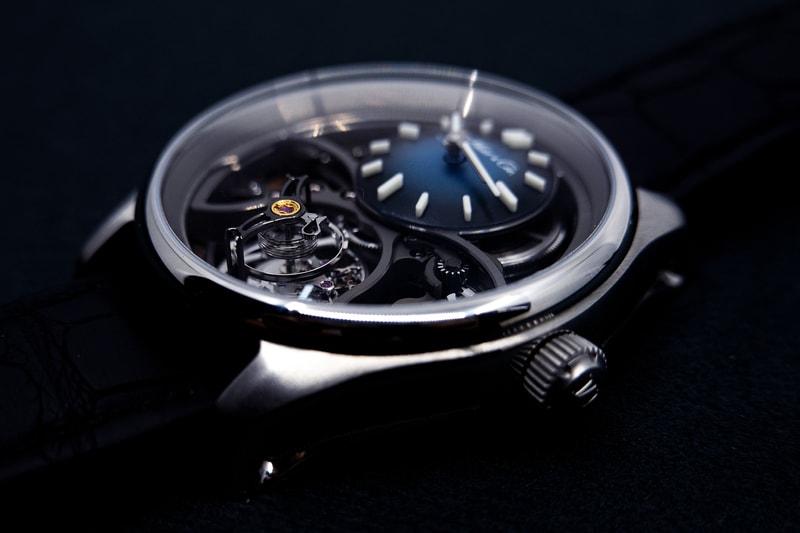 H. Moser & Cie. pioneer cylindrical tourbillon skeleton closer look watches high horology haute watchmaking Hypebeast closer looks swiss very rare luxury 