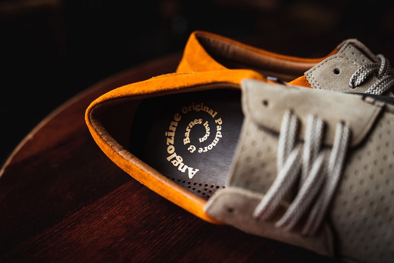HANON x Anglozine x Padmore & Barnes M244 Higgins release information wallabees