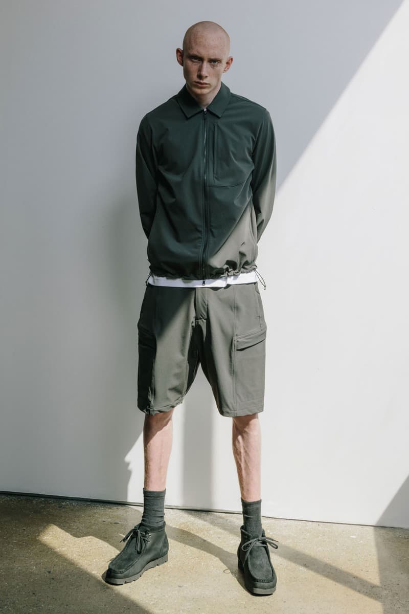 HAVEN SS22 Schoeller® Dryskin Range lookbook collection editorial waterproof water repellant traverse shorts jacket hats shirt pants trousers