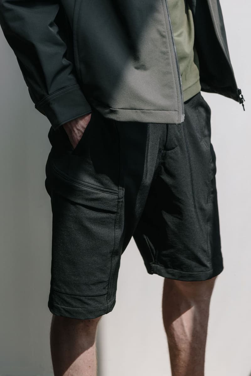 HAVEN SS22 Schoeller® Dryskin Range lookbook collection editorial waterproof water repellant traverse shorts jacket hats shirt pants trousers