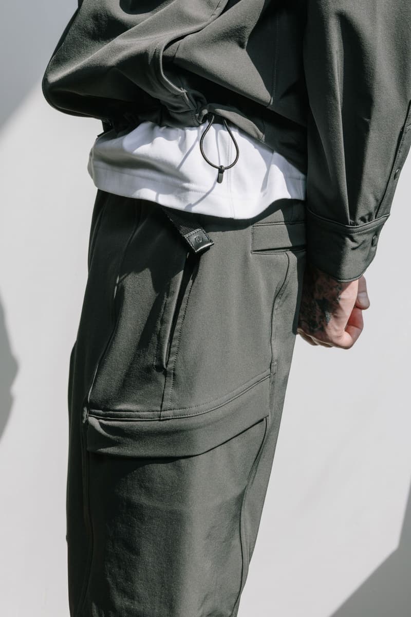 HAVEN SS22 Schoeller® Dryskin Range lookbook collection editorial waterproof water repellant traverse shorts jacket hats shirt pants trousers