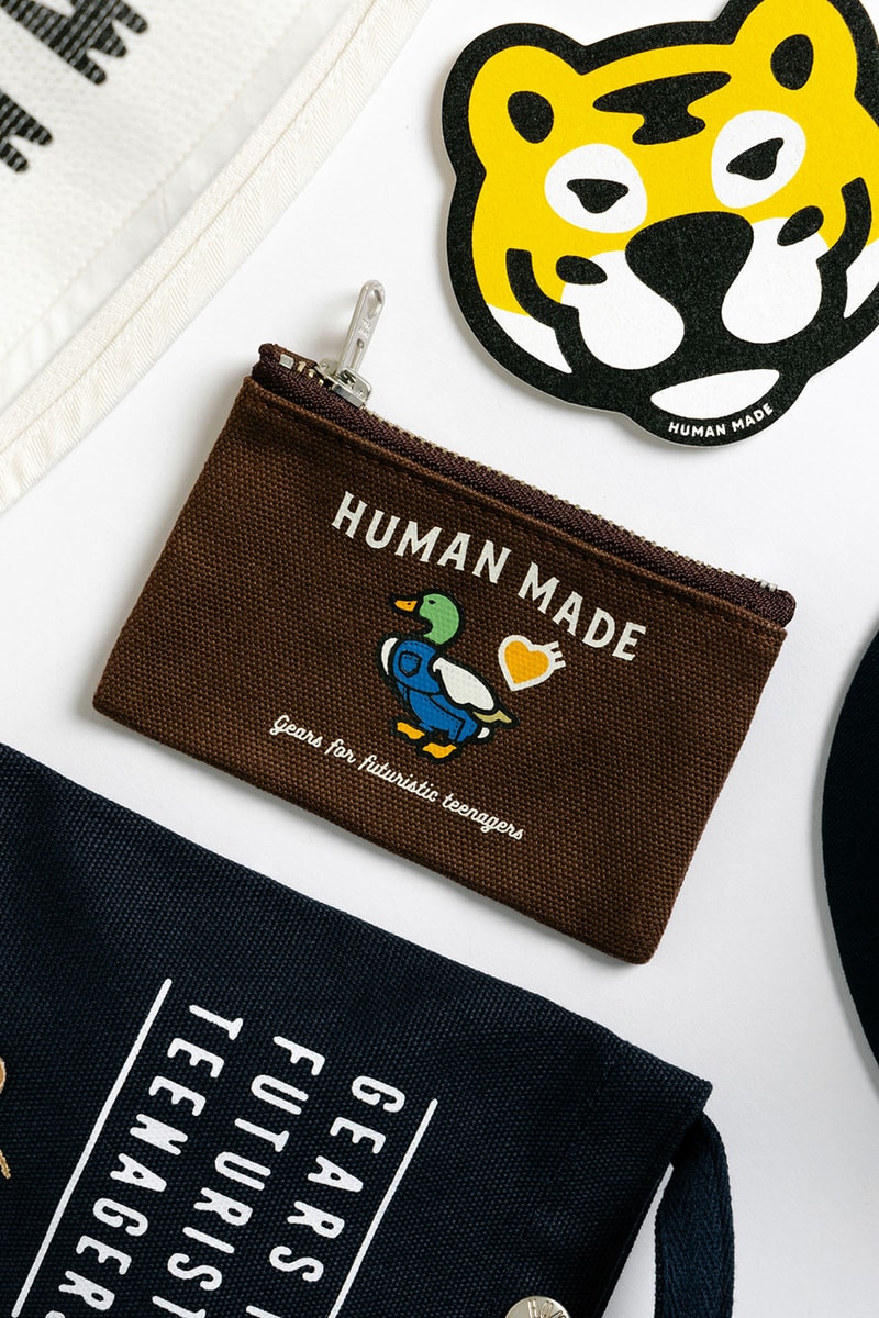 HUMAN MADE Coaster Pouch Hat Jewelry New Arrivals HBX Release Info Buy Price Animal Motifs Graphic