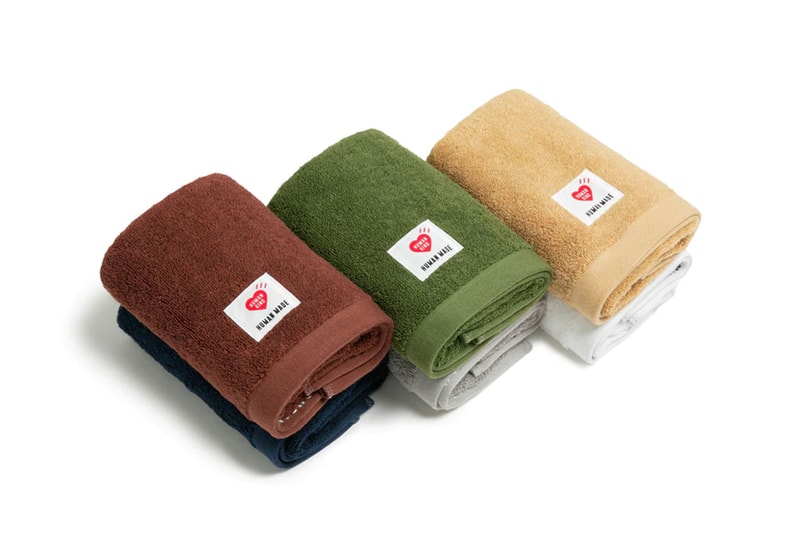 Human Made houseware capsule collection banana tissue trash can dispenser bin box towels slippers bathroom measuring spoon release info date price 