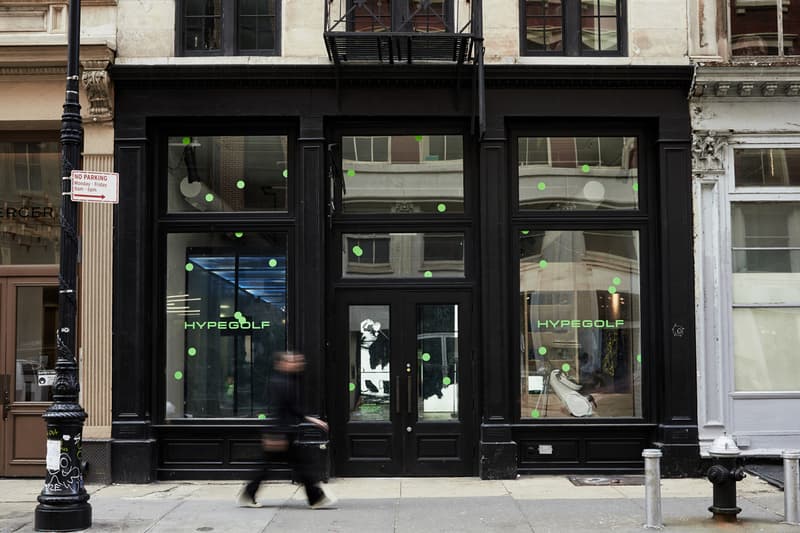 soho opening golf brands simulator shopping putting green contemporary culture curated brands pop-up shop mercer new york