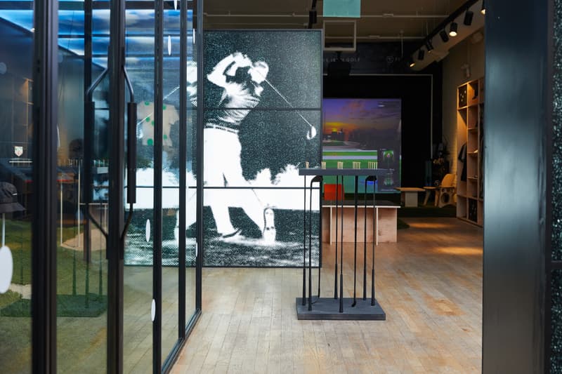 soho opening golf brands simulator shopping putting green contemporary culture curated brands pop-up shop mercer new york