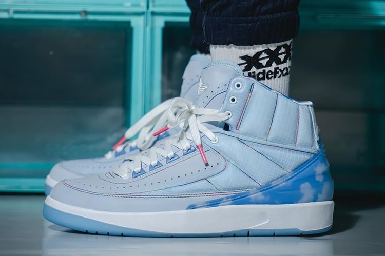 On-Foot View of J Balvin's Air Jordan 2 Collaboration