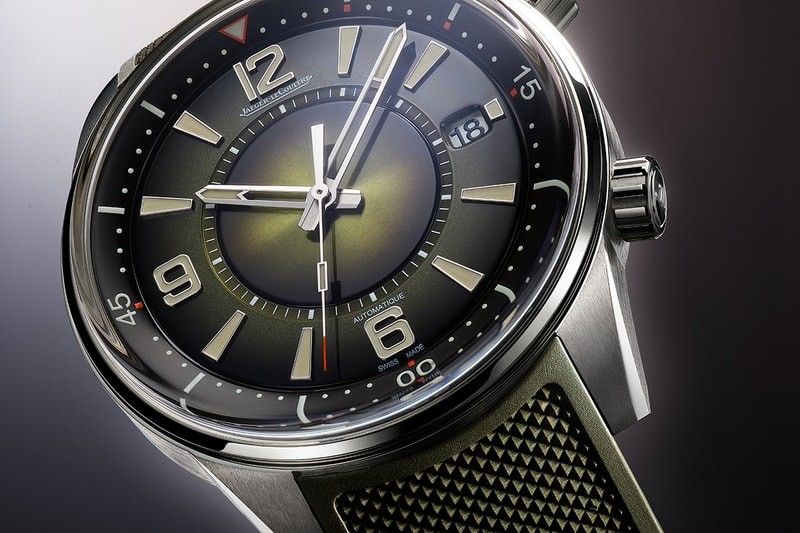 Jaeger-LeCoultre Pairs Mix of Metal Finishes With Rich Green Gradient Dial