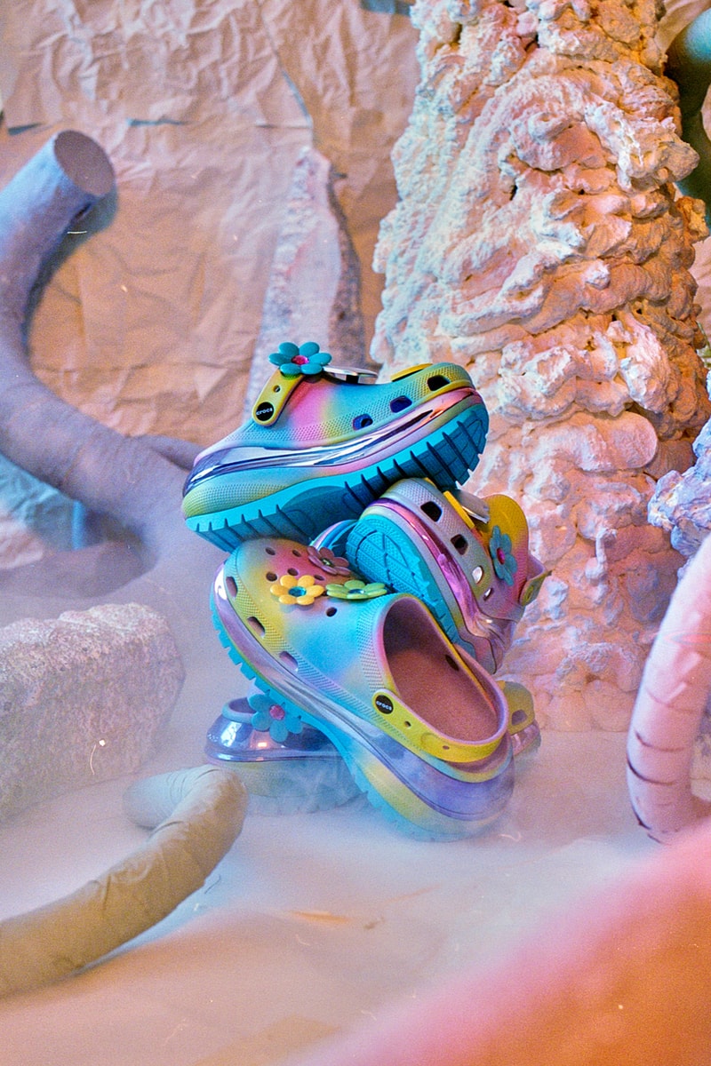 lazy oaf crocs jibbitz nostalgia gemma sheil summer 2022 mega crush lined clog classic 