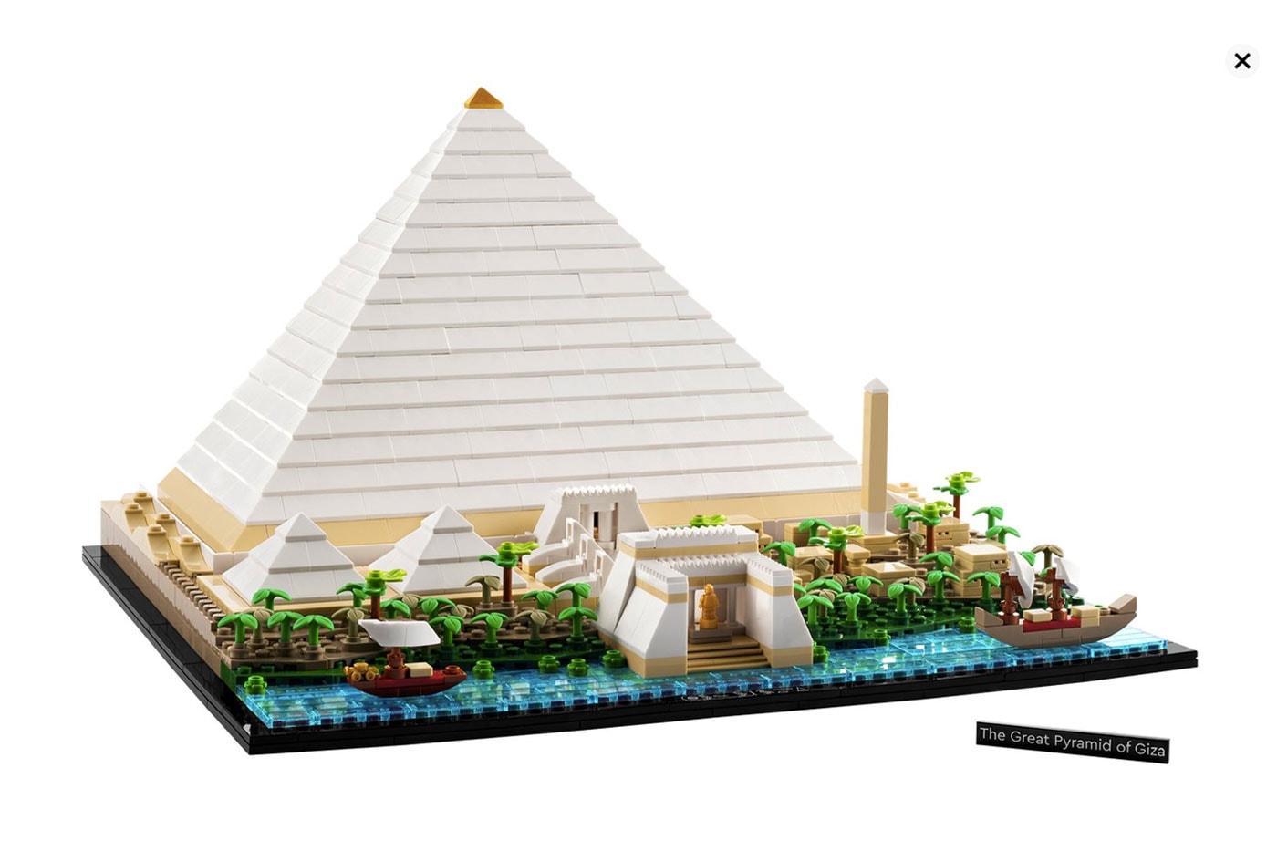 LEGO Architecture egyptian pyramid of giza 1476 blocks  seven wonders of the ancient world main tunnels chambers nile obelisk sphinx  release info date price 