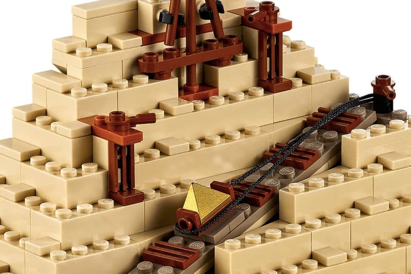 LEGO Architecture egyptian pyramid of giza 1476 blocks  seven wonders of the ancient world main tunnels chambers nile obelisk sphinx  release info date price 