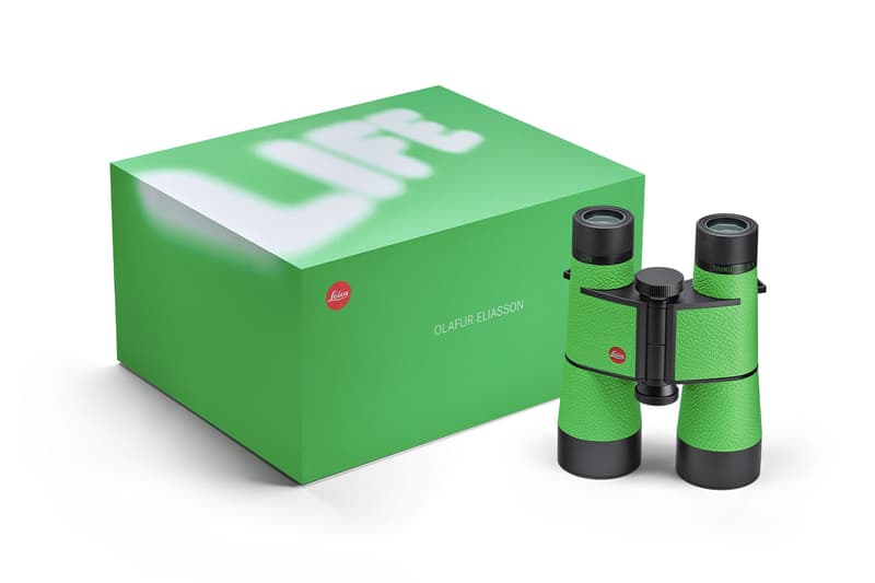 Leica Camera Presents LIFE edition Trinovid 8 x 40 Binoculars icelandic danish fondation beyeler neon green engraving 1 250 models release info