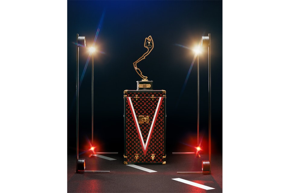 F1 Grand Prix Louis Vuitton trophy case on May 23, 2021 in Monaco