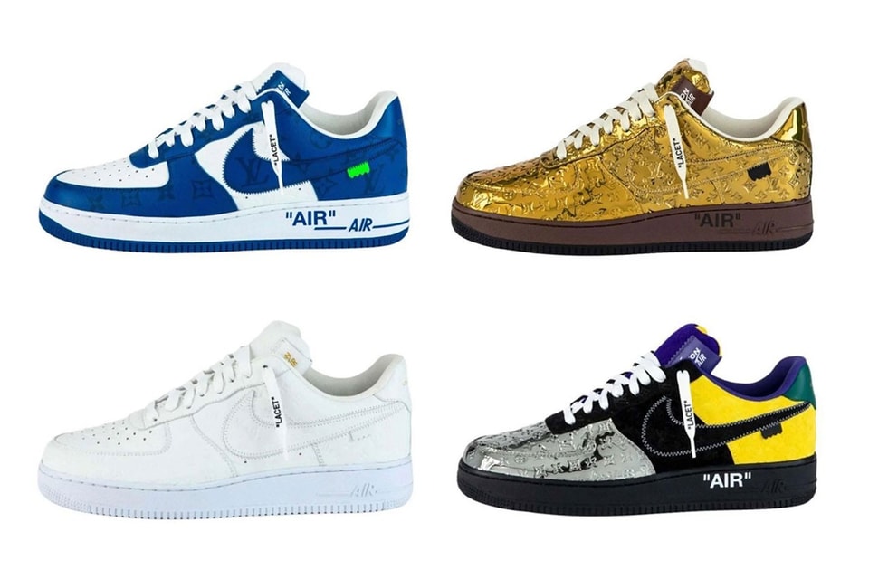 Louis Vuitton x Nike Air Force 1 Retail Collection First Look