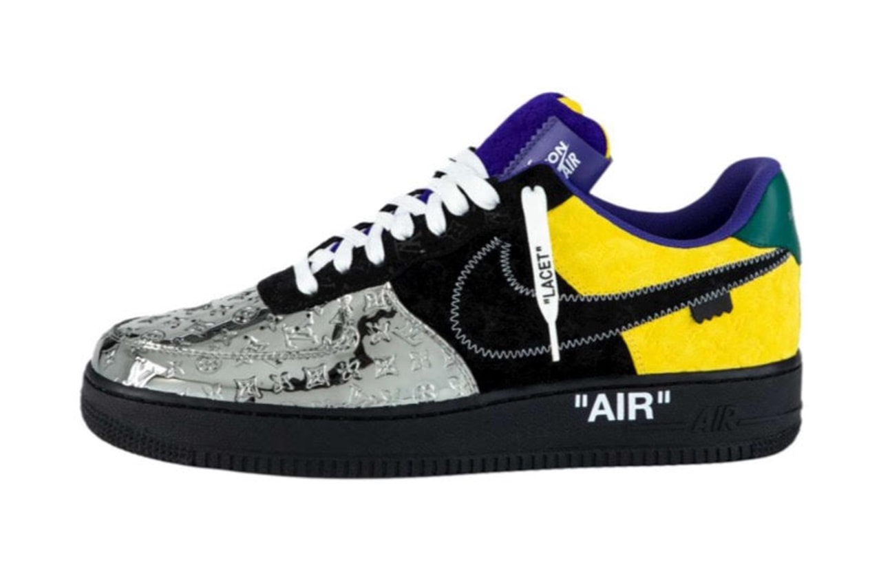 Your first look at the Louis Vuitton x Nike Air Force 1 retail collection